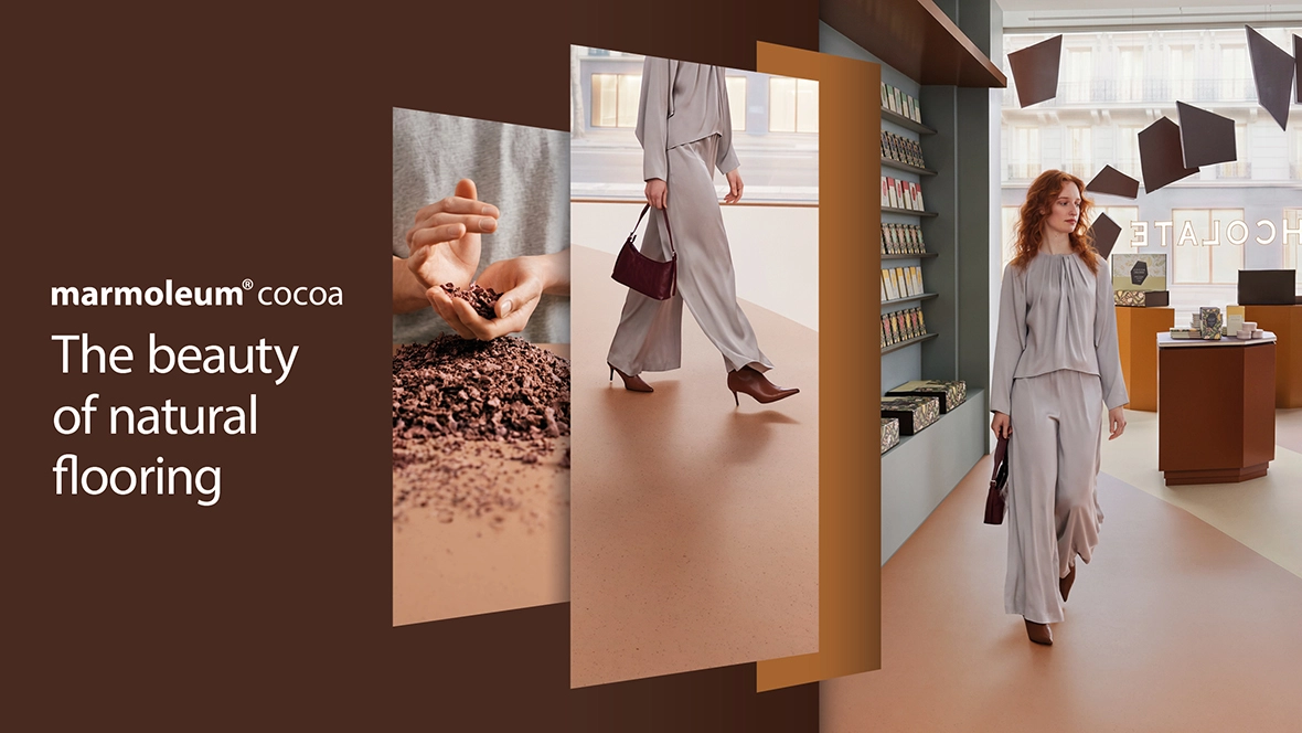 Marmoleum Cocoa - the beauty of natural flooring